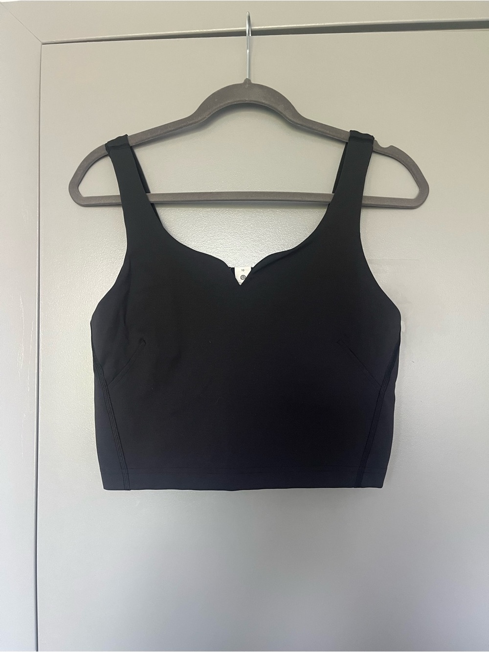 Lululemon Sweetheart neckline align tank Size 10 black